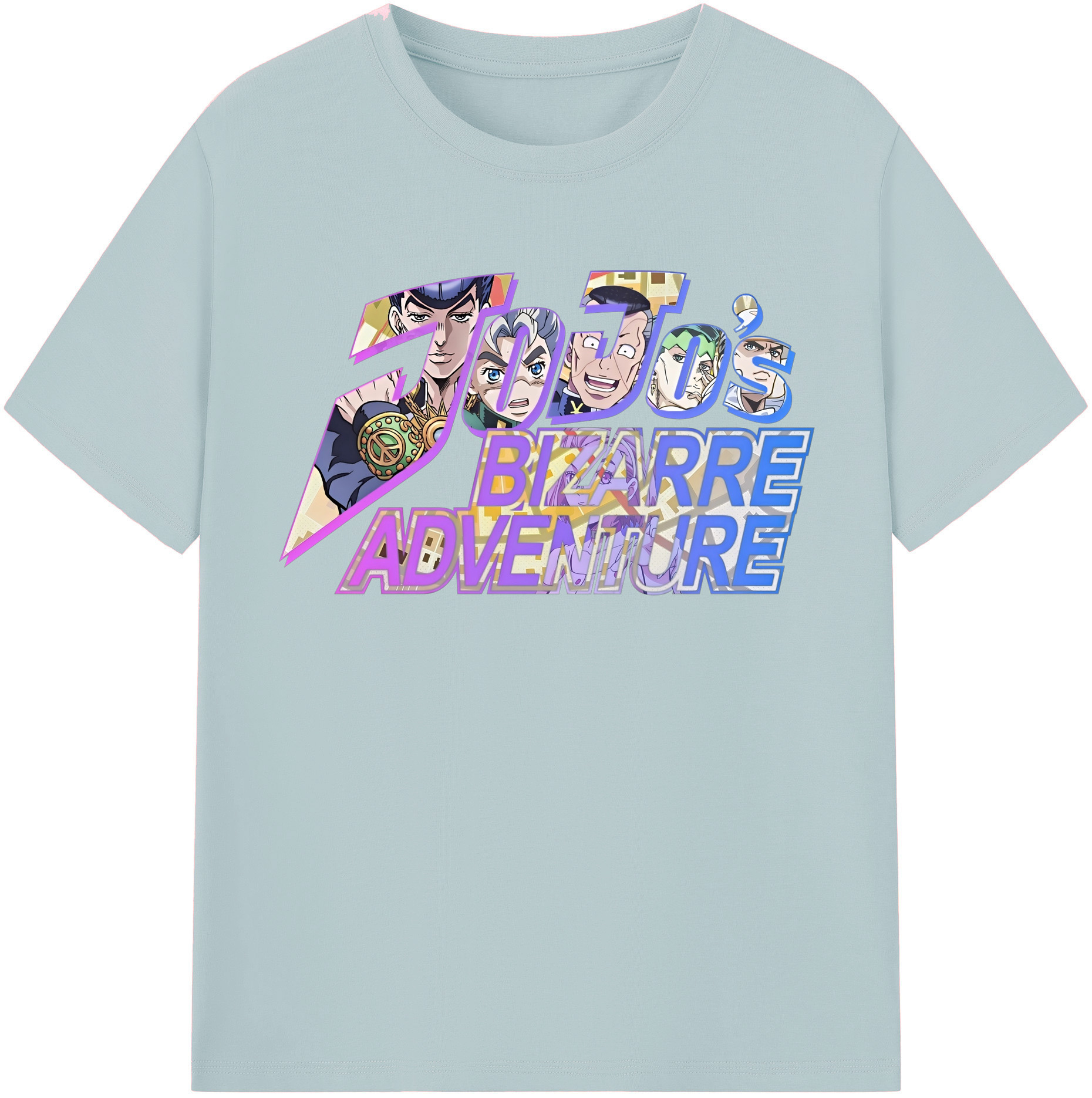 （画像用） ジョジョの奇妙な冒険 JoJo's Bizarre Adventure 綿100％半袖Tシャツ（フロントプリント）